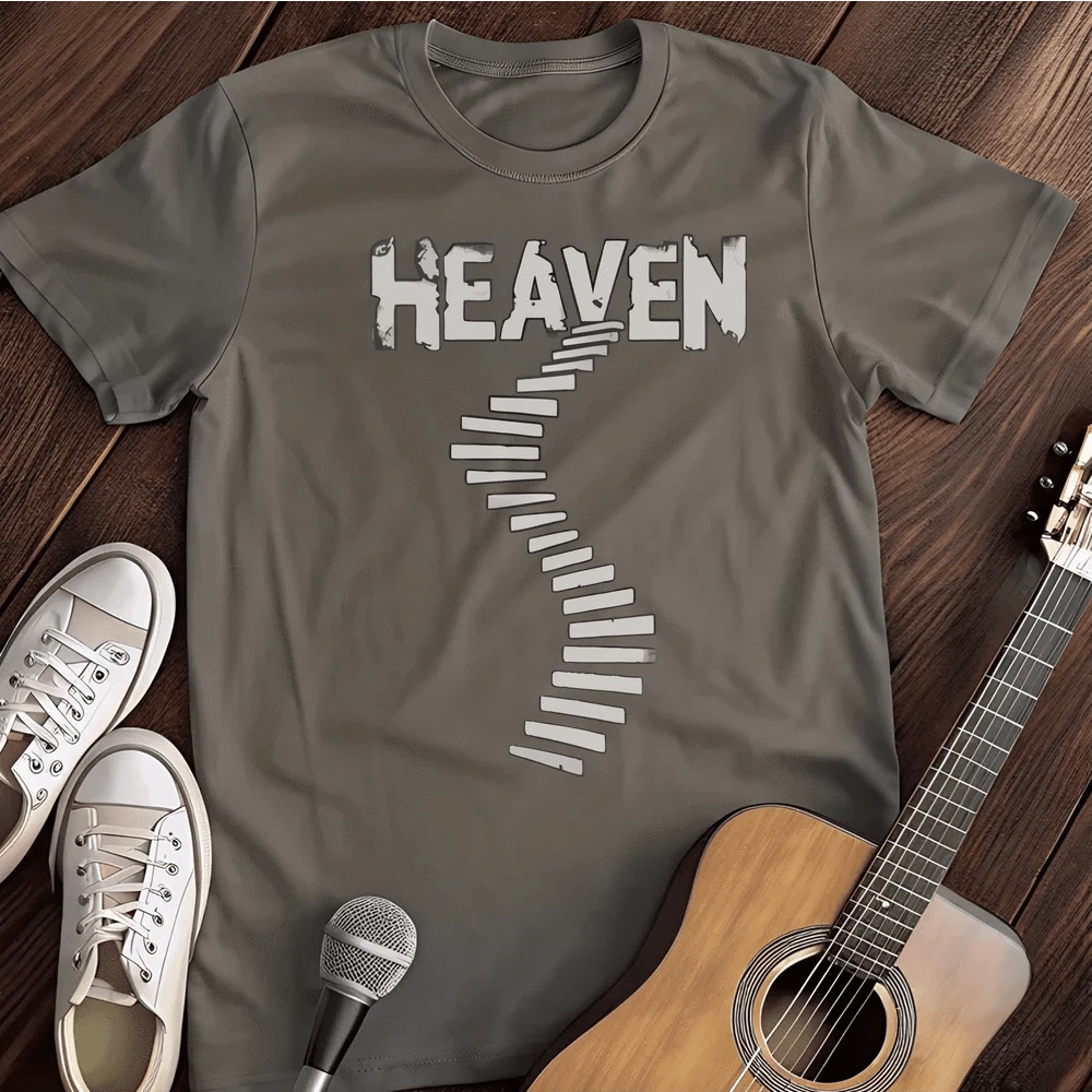 Printify T-Shirt S / Charcoal Stairway T Shirt
