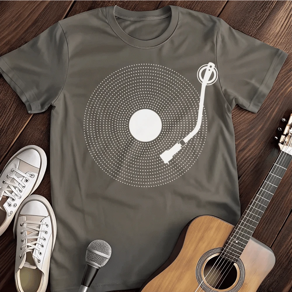 Printify T-Shirt S / Charcoal Vinyl Dots T-Shirt