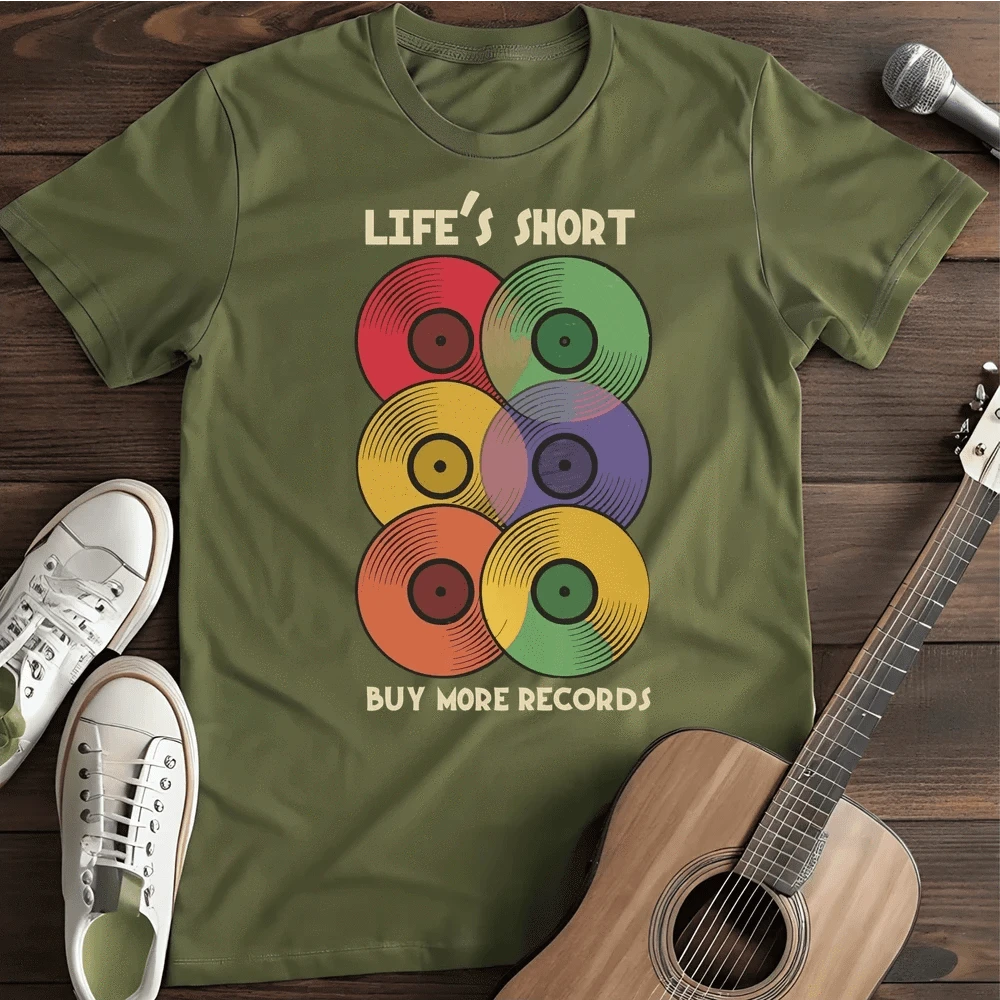 Printify T-Shirt S / Military Green Buy More T-Shirt