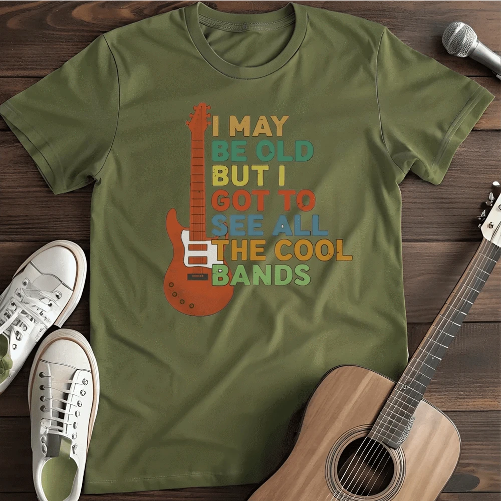 Printify T-Shirt S / Military Green I May Be Old T Shirt