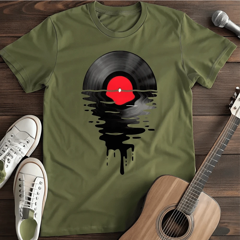Printify T-Shirt S / Military Green Vinyl Sunsetter T-Shirt