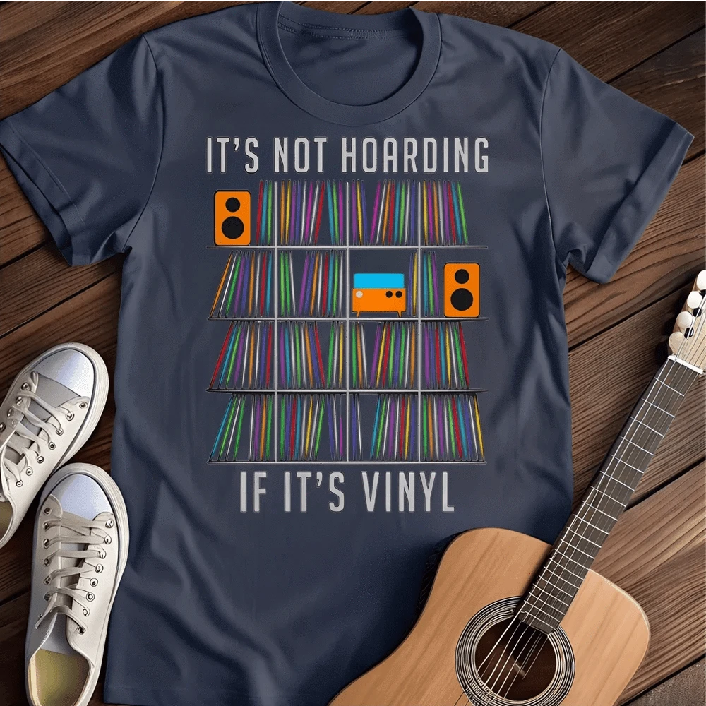 Printify T-Shirt S / Navy Its Not Hoarding T-Shirt