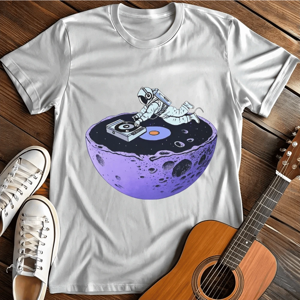 Printify T-Shirt S / White Floating Astronaut T-Shirt
