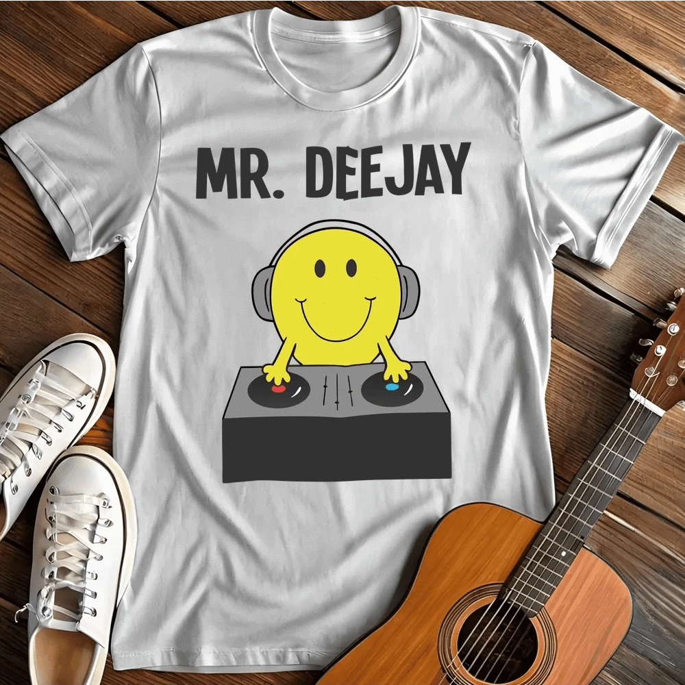 Printify T-Shirt S / White Mr Dj T-Shirt