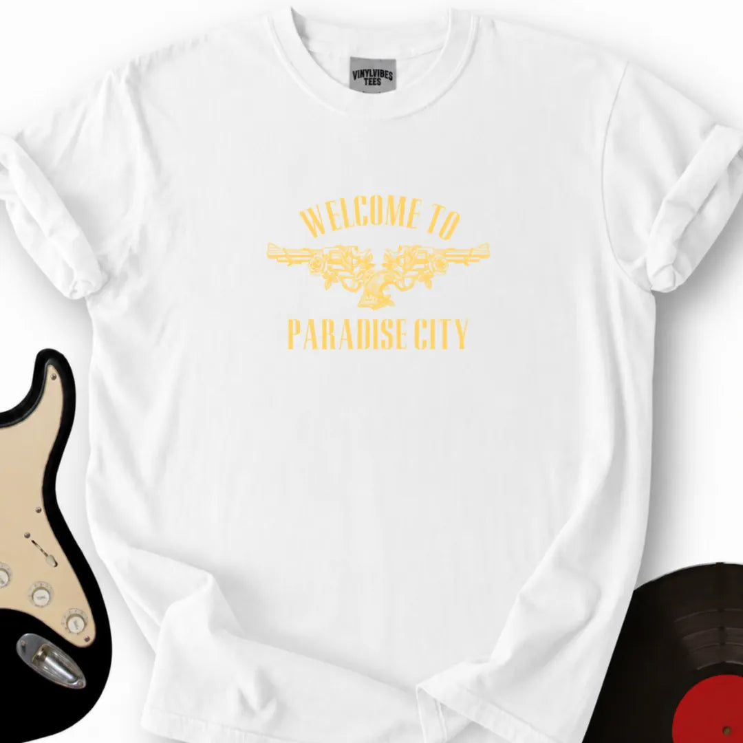 Printify T-Shirt S / White Paradise City T-Shirt