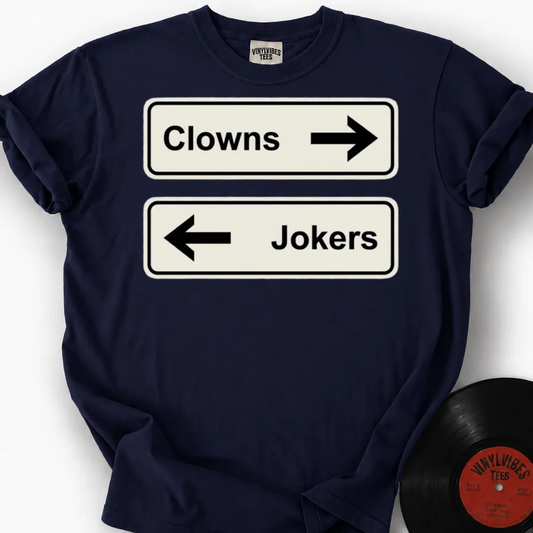 Printify T-Shirt True Navy / S Clowns To The Left Premium T-Shirt