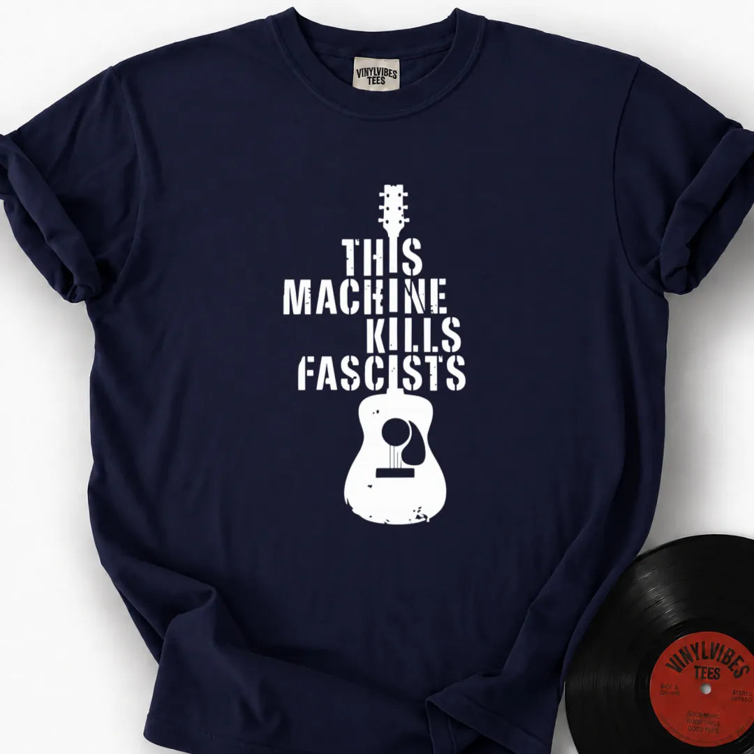 Printify T-Shirt True Navy / S This Machine Kills Fascists Premium T-Shirt