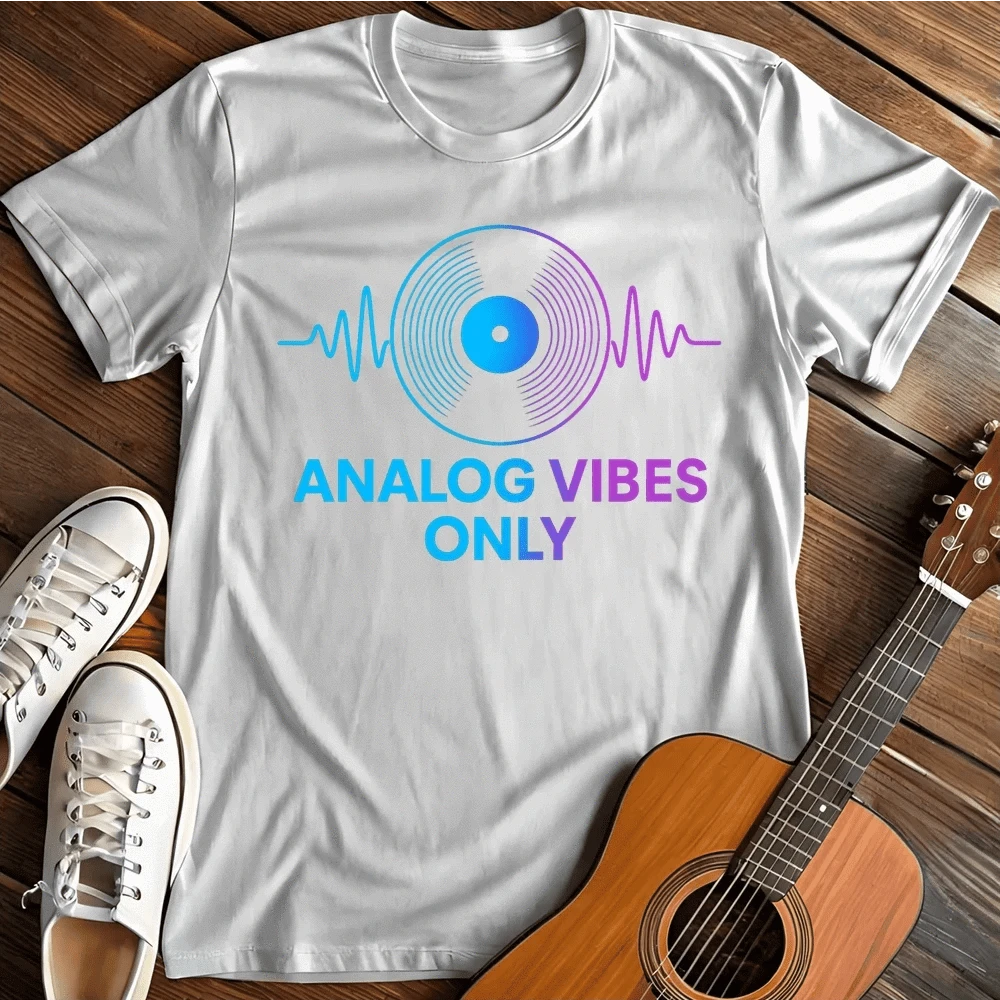 Printify T-Shirt White / S Analog Only T Shirt