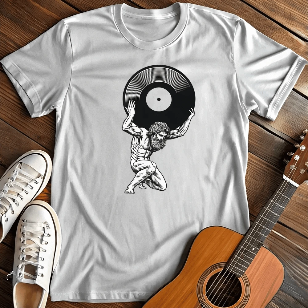 Printify T-Shirt White / S Atlas Vinyl T Shirt