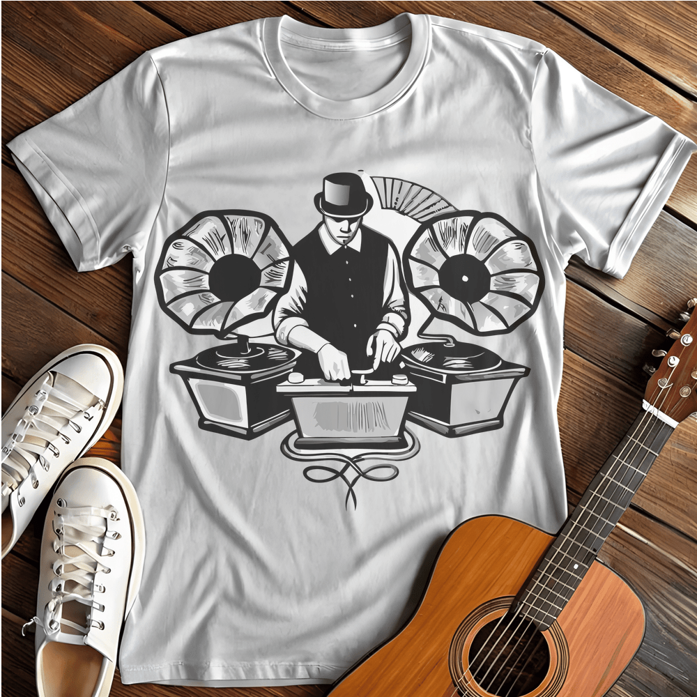 Printify T-Shirt White / S Classic Dj T-Shirt