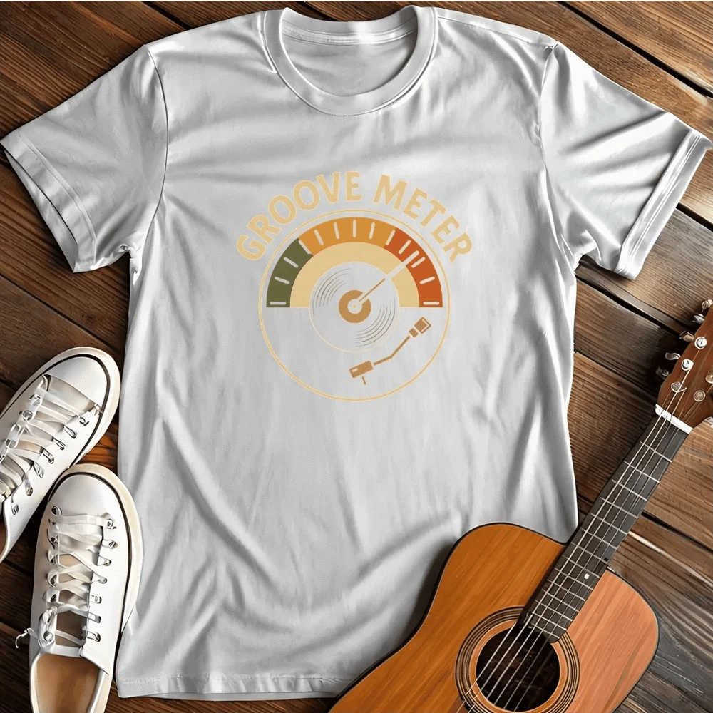 Printify T-Shirt White / S Groove Meter T Shirt