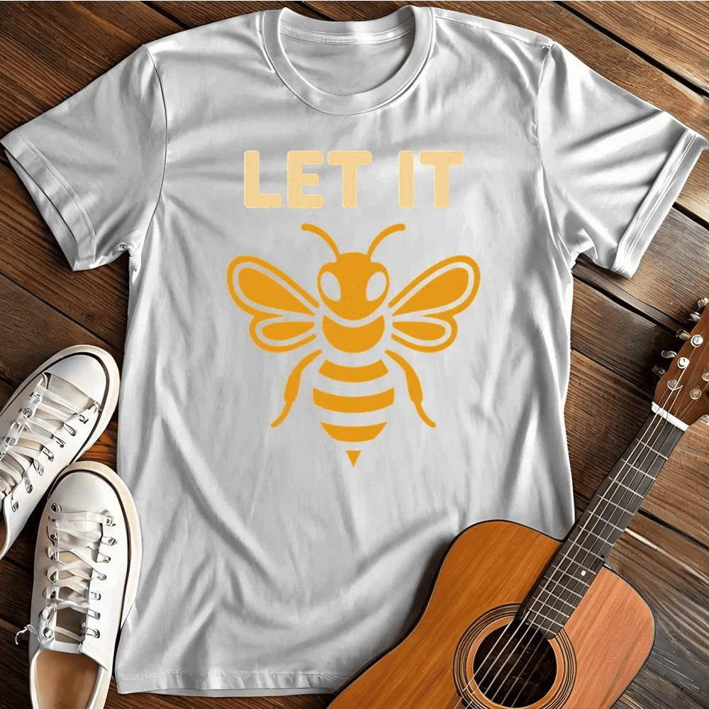 Printify T-Shirt White / S Let It T Shirt