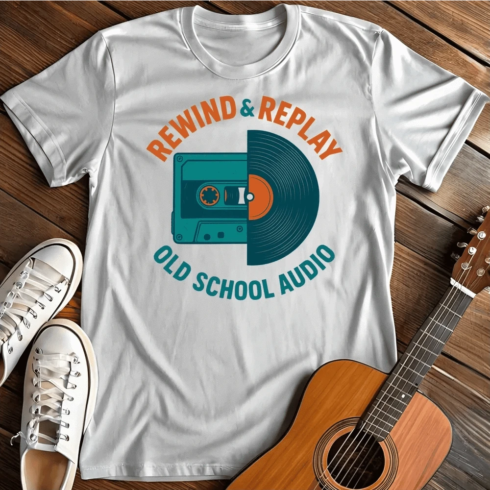 Printify T-Shirt White / S Rewind T Shirt