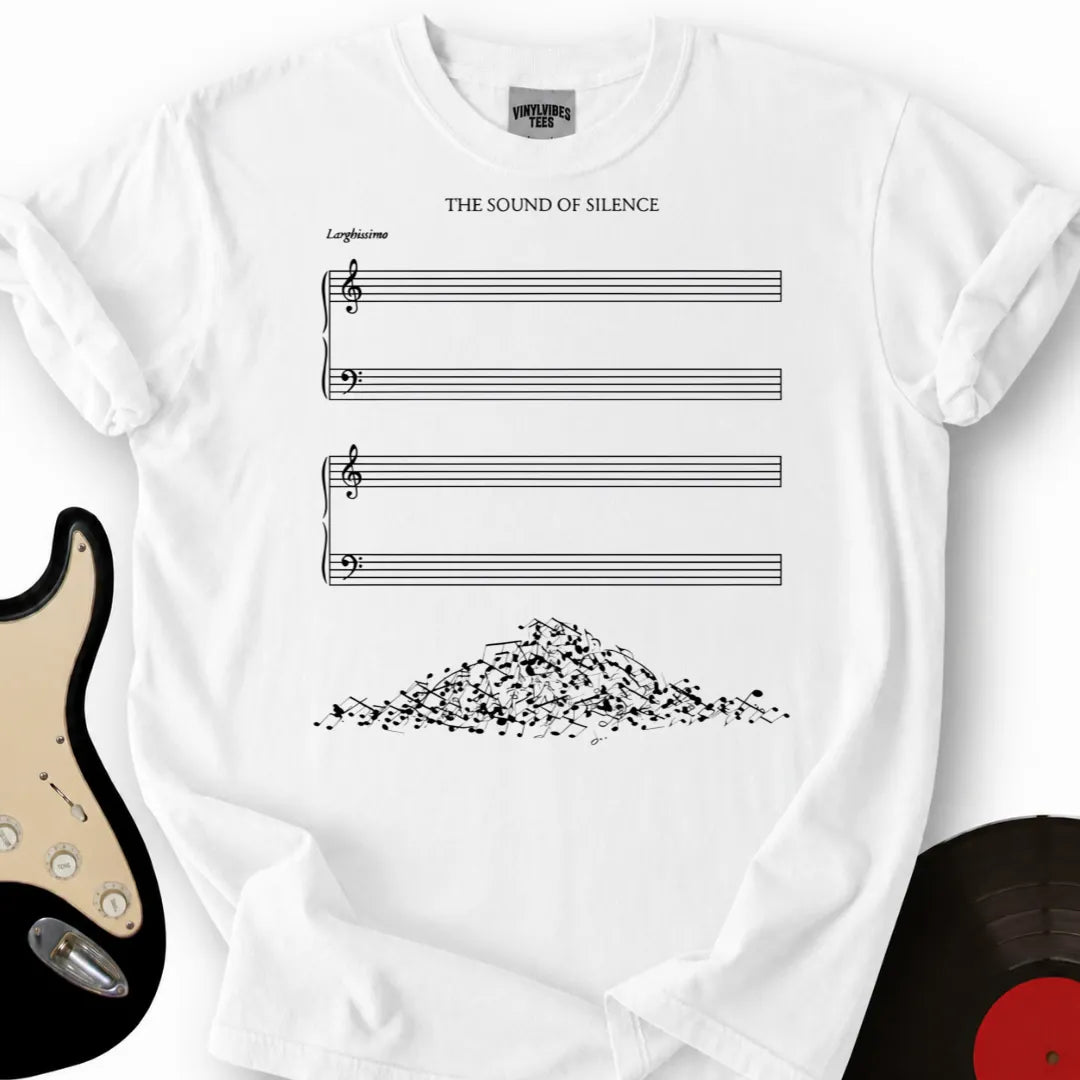 Printify T-Shirt White / S Sound Of Silence T-Shirt