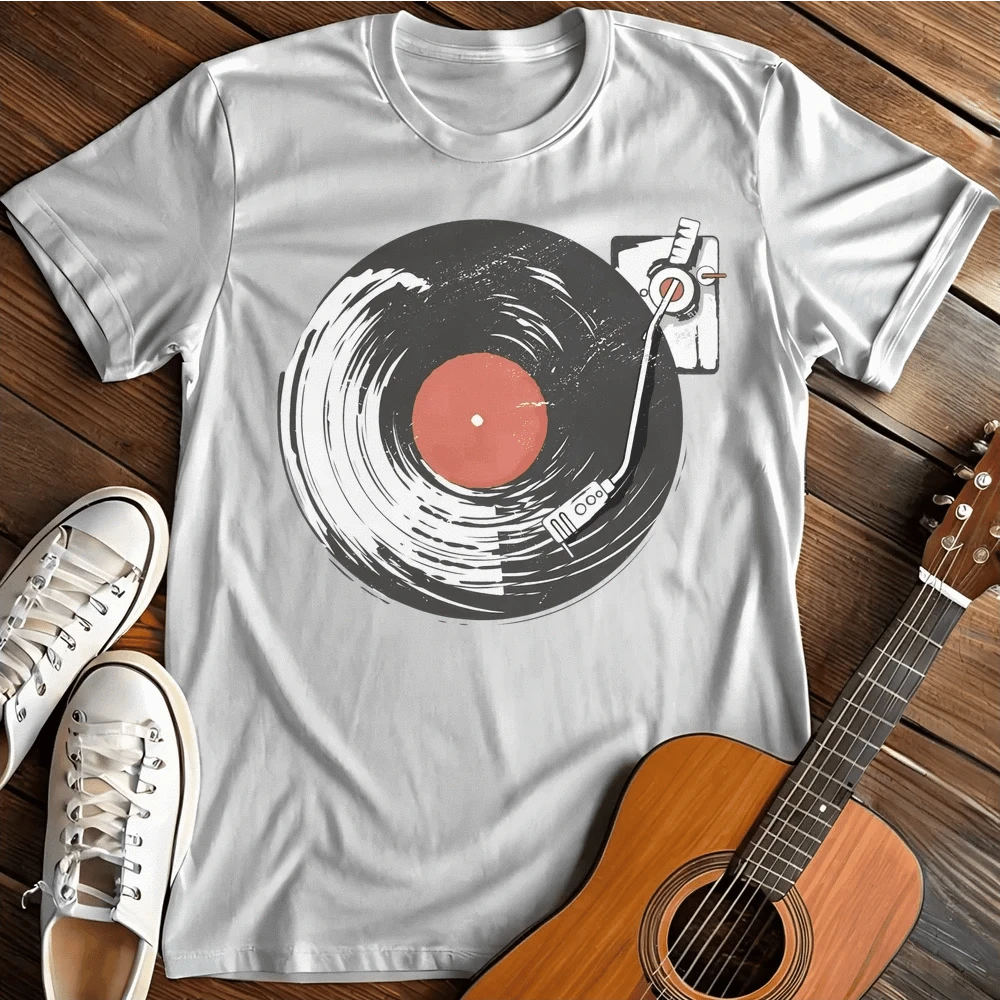 Printify T-Shirt White / S Vinyl Wave T Shirt