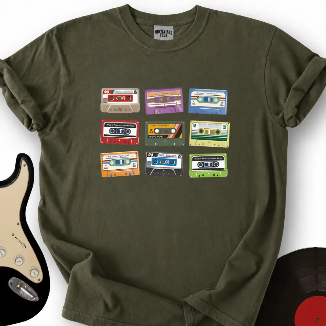 Printify T-Shirt Military Green / S 9 Times T-Shirt