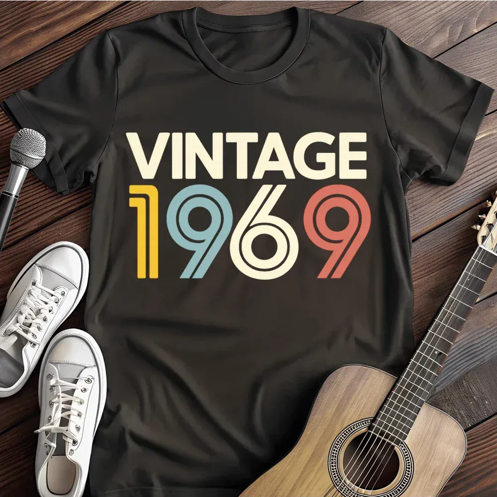Printify T-Shirt Black / S 1969 T Shirt