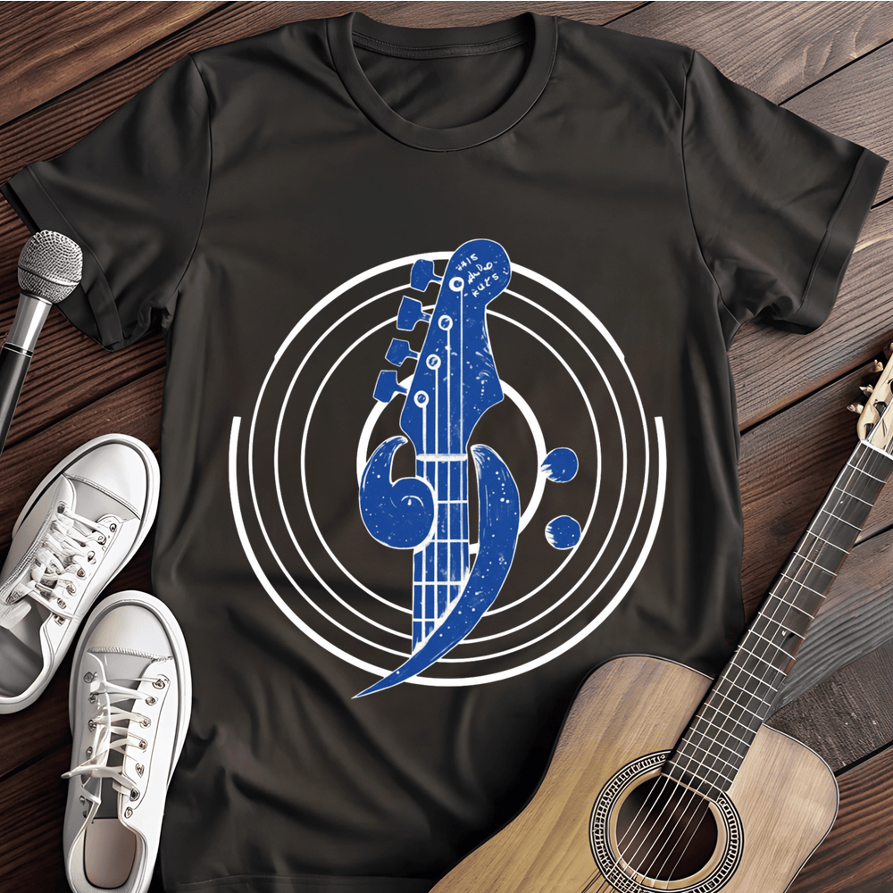 Printify T-Shirt Black / S Abstract Guitar T Shirt