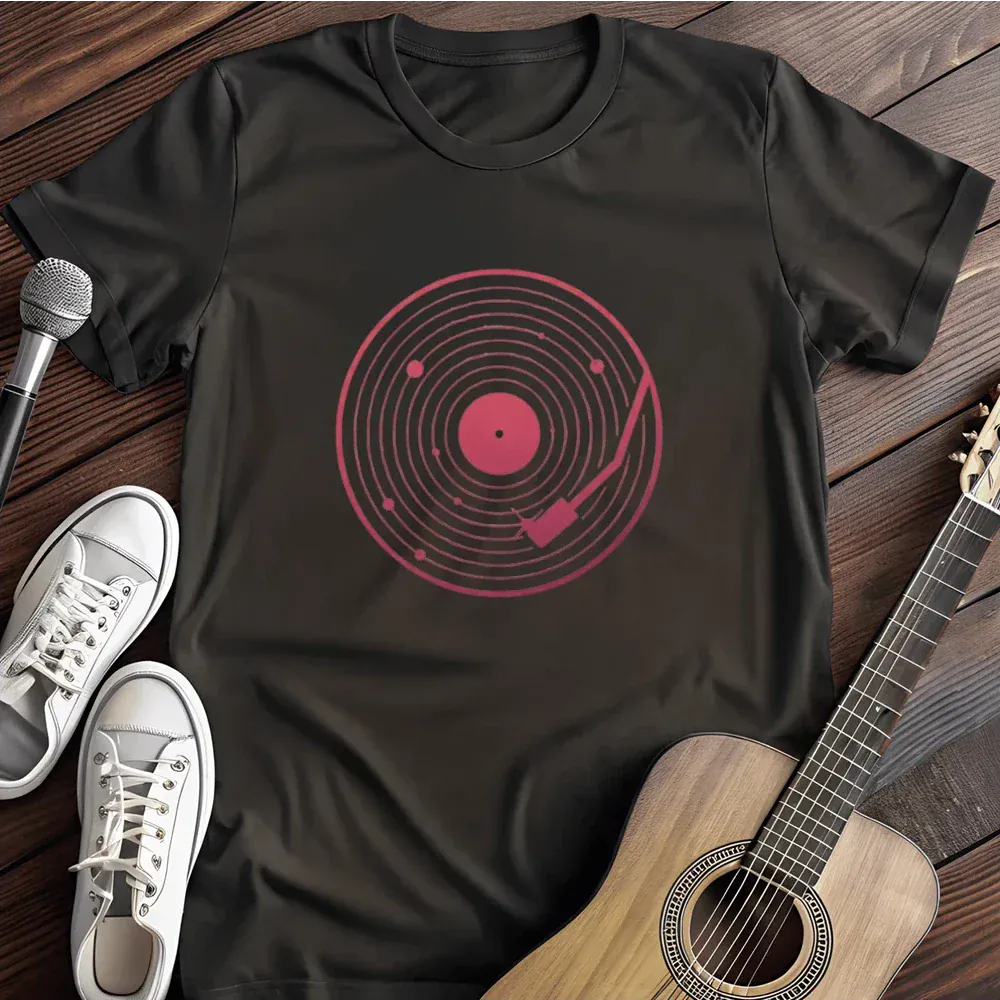 Printify T-Shirt Black / S Abstract Vinyl Records T Shirt