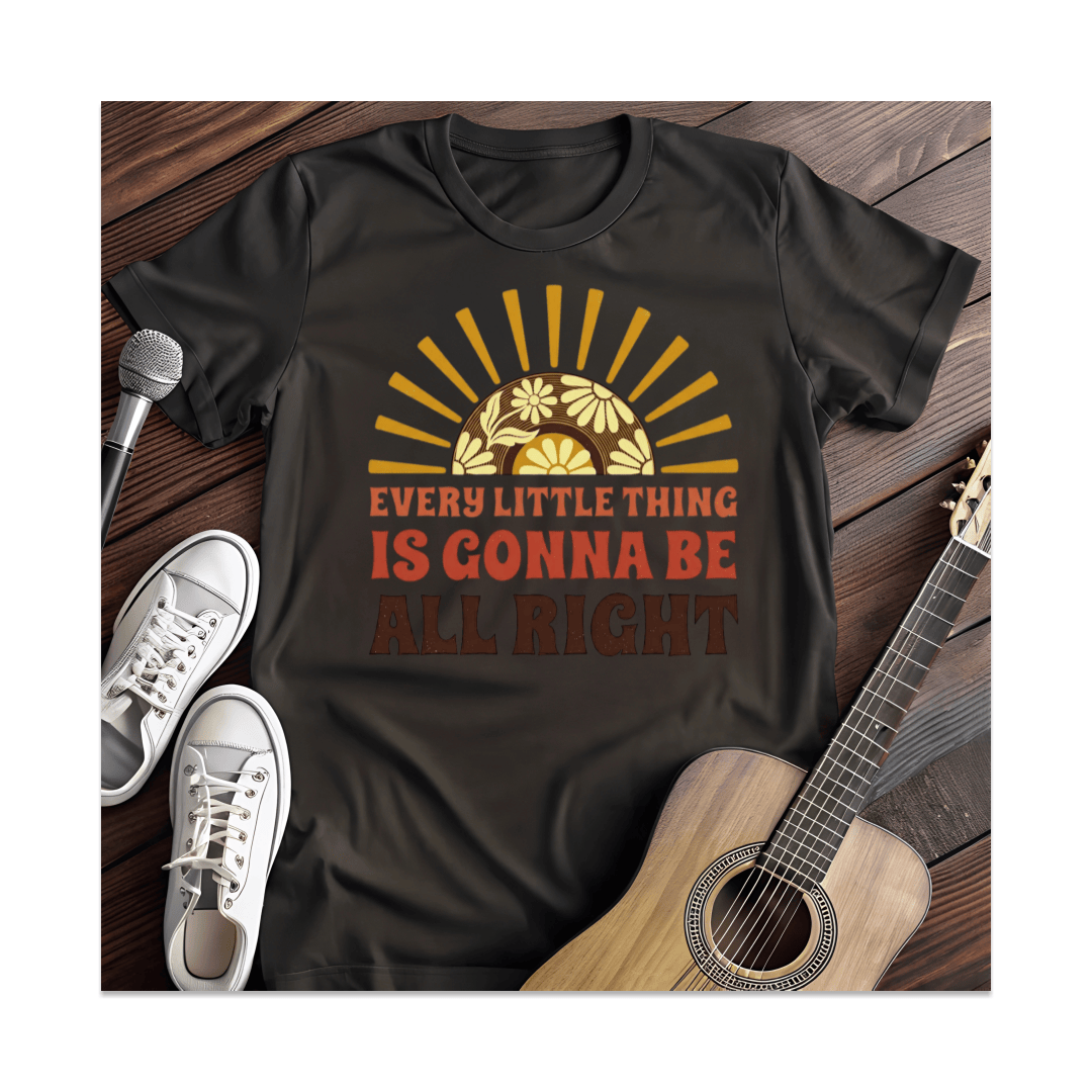 Printify T-Shirt Black / S All Right T-Shirt