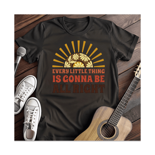Printify T-Shirt Black / S All Right T-Shirt
