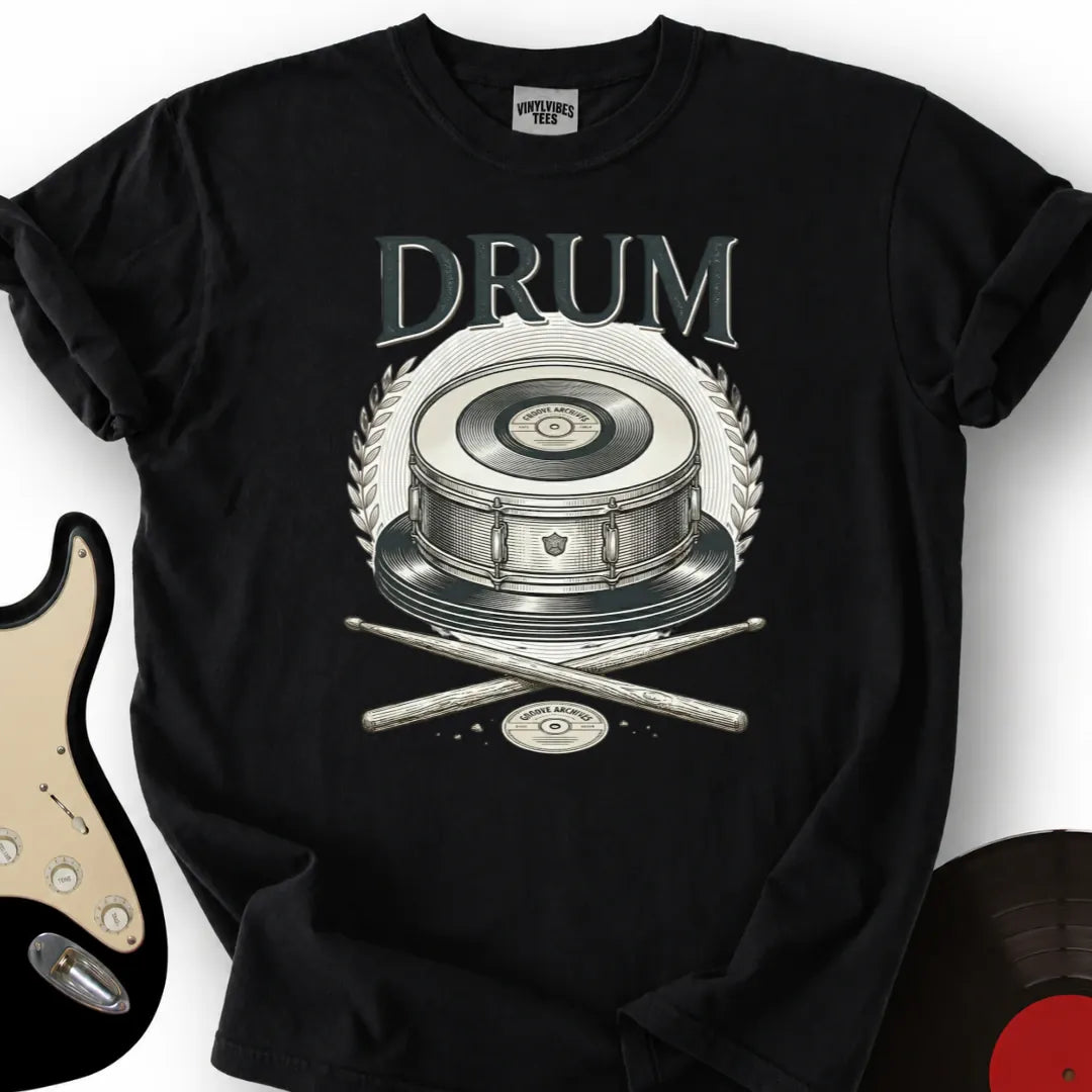 Printify T-Shirt Black / S Analog Beat T-Shirt