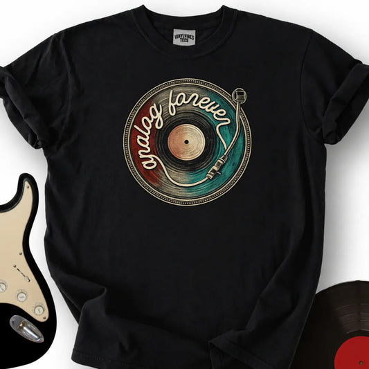 Printify T-Shirt Black / S Analog Forever T-Shirt