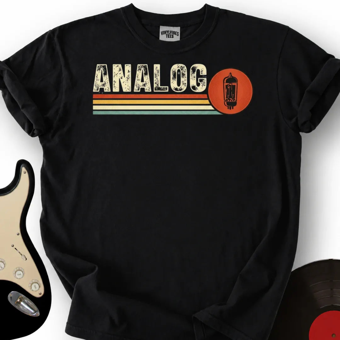 Printify T-Shirt Black / S Analog Premium T-Shirt