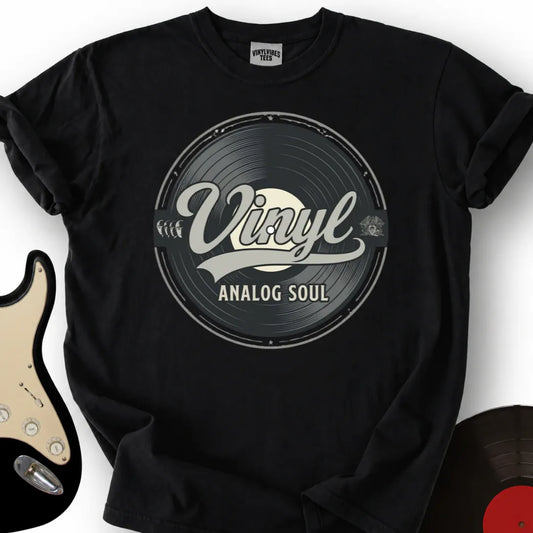 Printify T-Shirt Black / S Analog Soul T-Shirt