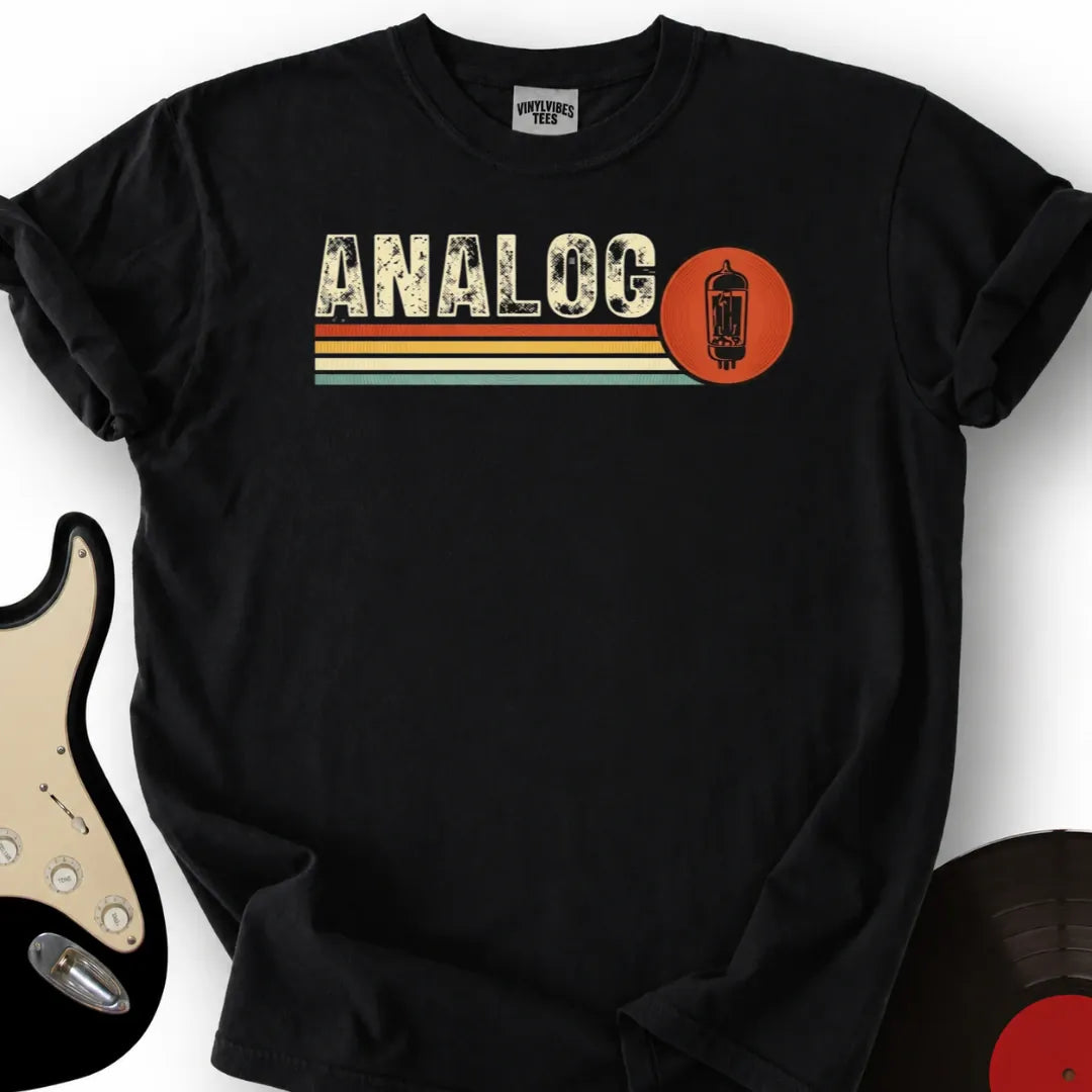 Printify T-Shirt Black / S Analog T-Shirt