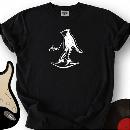 Printify T-Shirt Black / S Aow! Glove Premium T-Shirt
