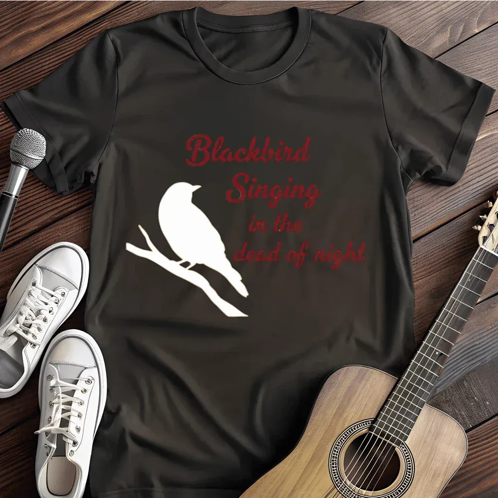 Printify T-Shirt Black / S Blackbird T Shirt
