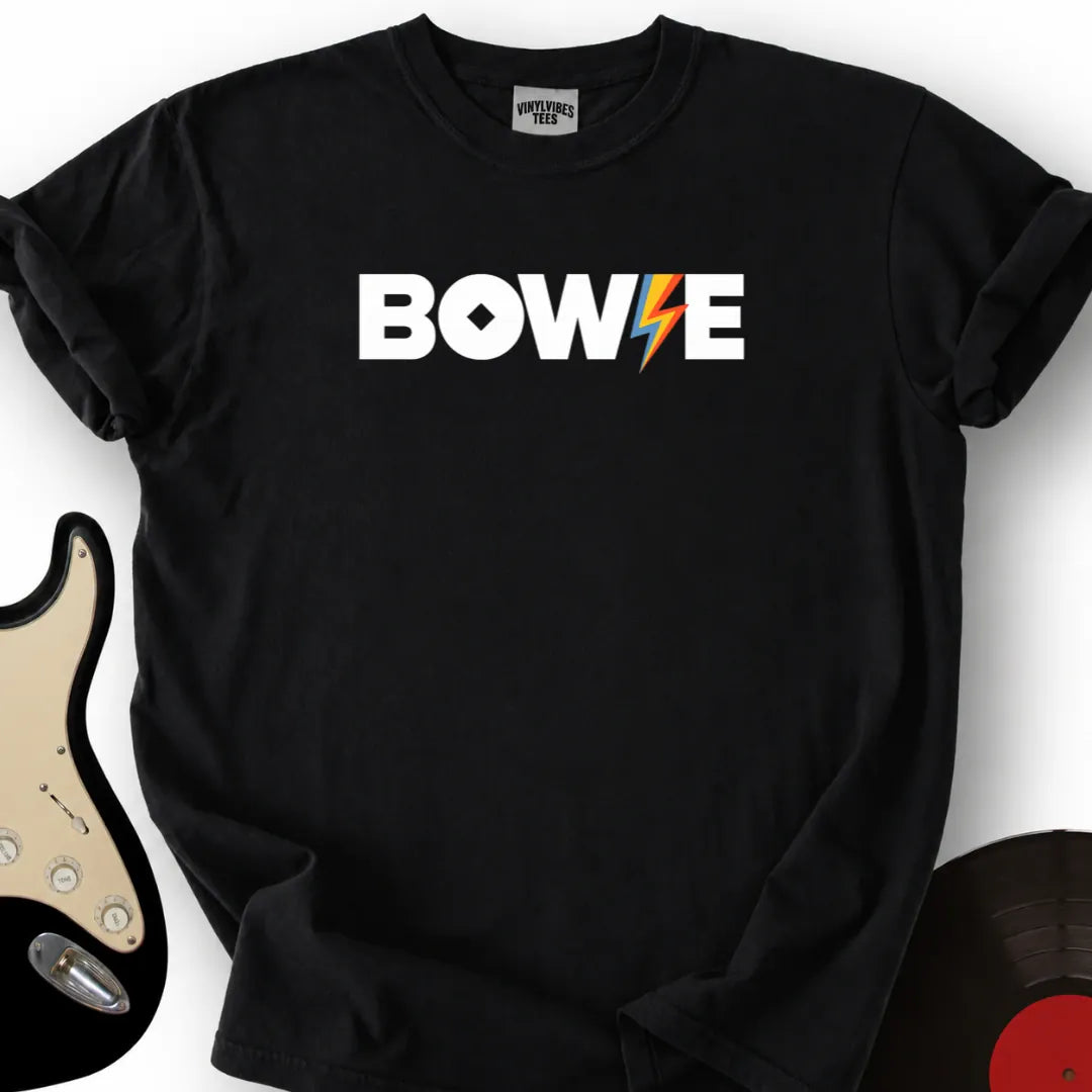 Printify T-Shirt Black / S Bowie T-Shirt