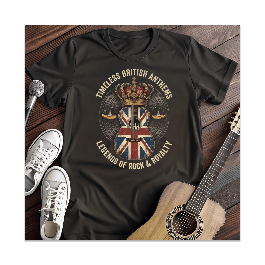 Printify T-Shirt Black / S British Rock Royalty T-Shirt