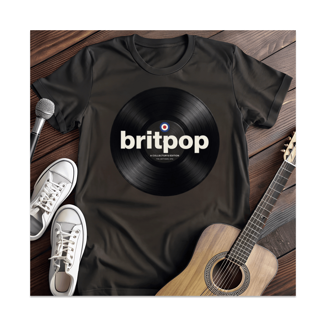 Printify T-Shirt Black / S Britpop Collector's Edition Vinyl T-Shirt