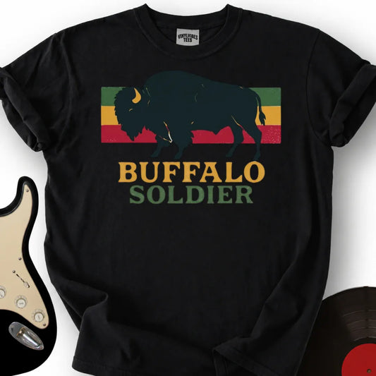 Printify T-Shirt Black / S Buffalo Soldier Premium T-Shirt