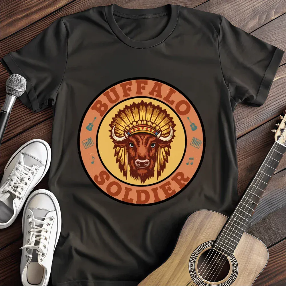 Printify T-Shirt Black / S Buffalo Soldier T Shirt