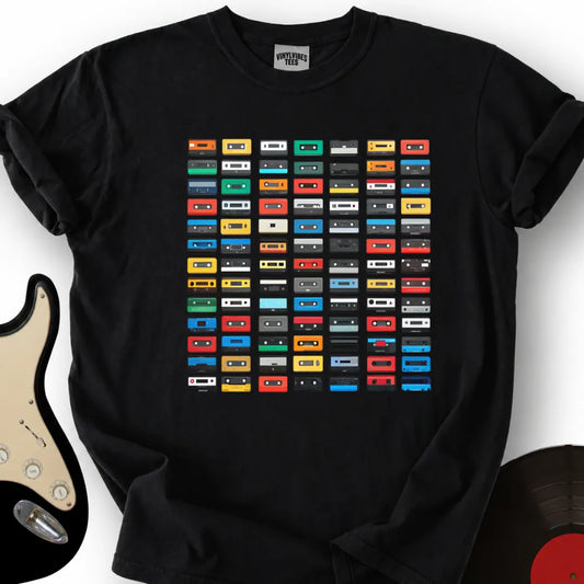 Printify T-Shirt Black / S Casette Hoarder Premium T-Shirt