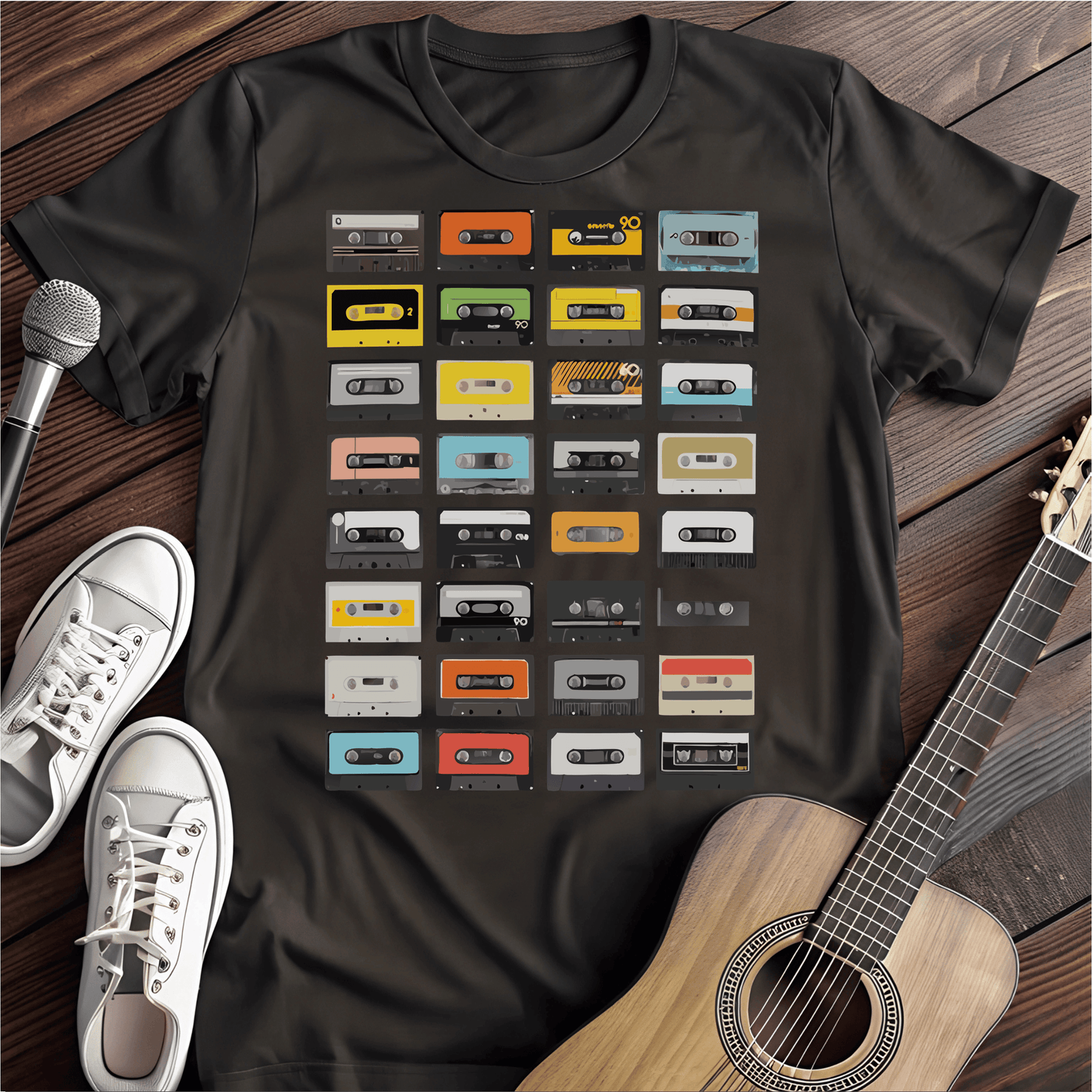 ⭐️⭐️⭐️⭐️⭐️ T-Shirt Black / S Casettes T-Shirt