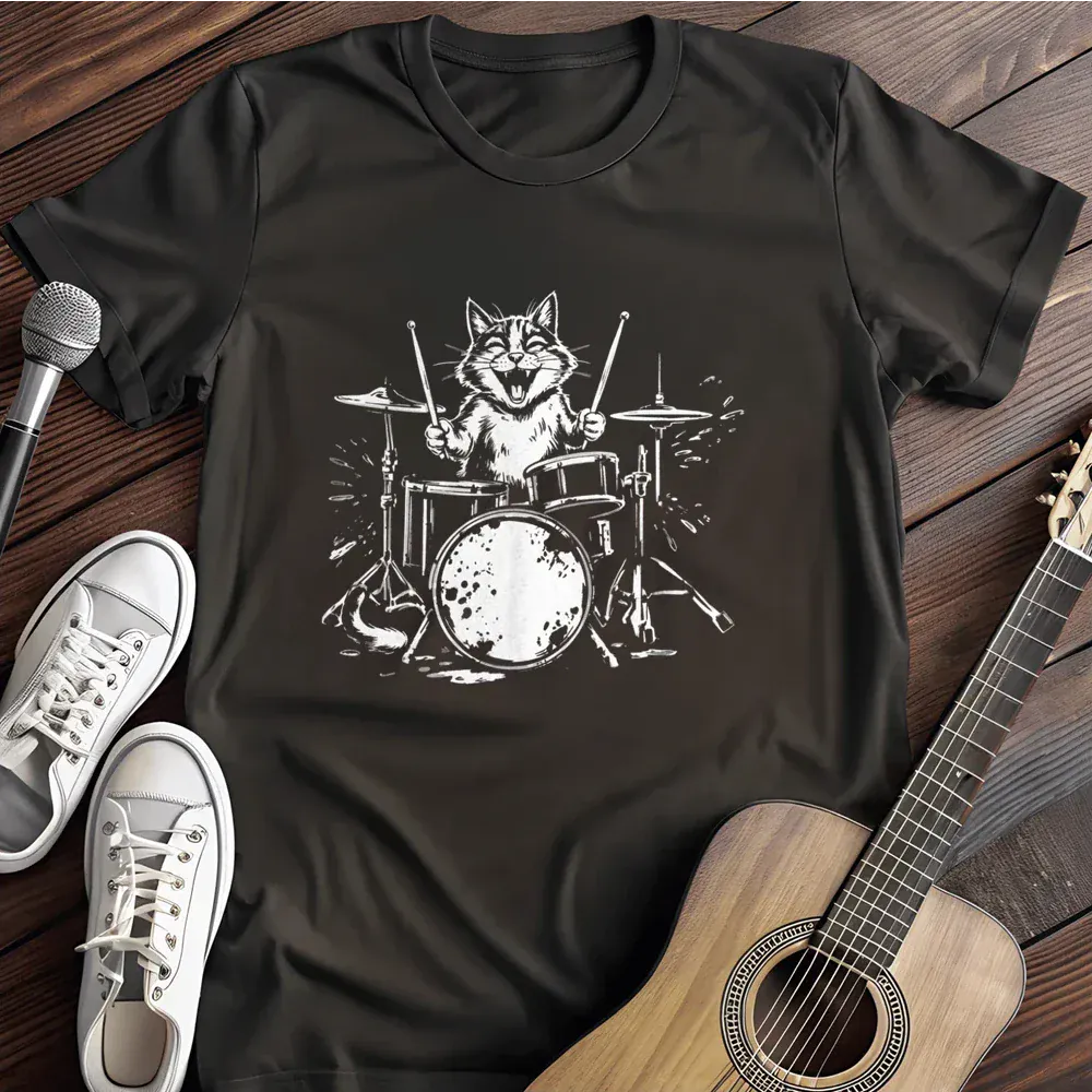 Printify T-Shirt Black / S Cats Cradle T Shirt