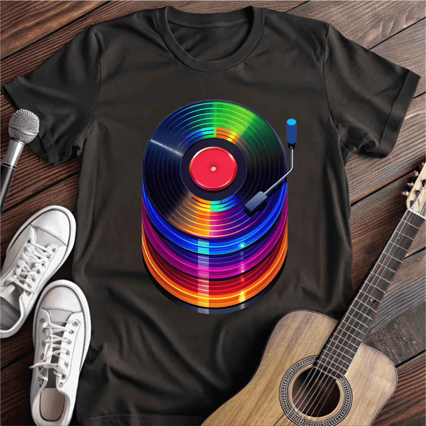 ⭐️⭐️⭐️⭐️⭐️ T-Shirt Black / S Classic Vinyl T-Shirt