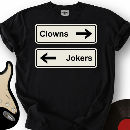 Printify T-Shirt Black / S Clowns To The Left Premium T-Shirt