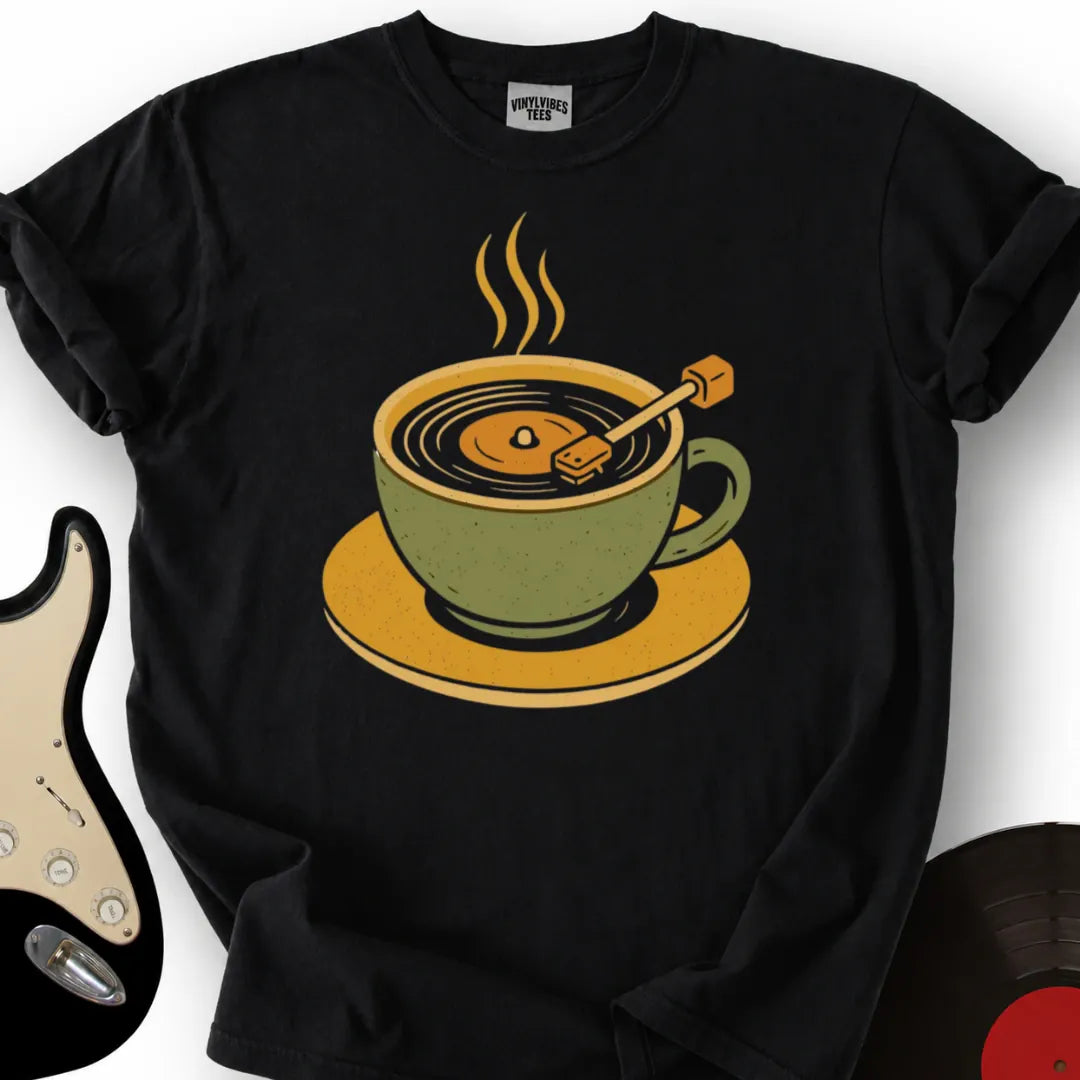 Printify T-Shirt Black / S Coffee Player Premium T-Shirt