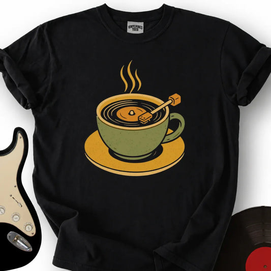Printify T-Shirt Black / S Coffee Player T-Shirt