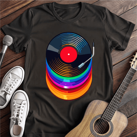 ⭐️⭐️⭐️⭐️⭐️(45) T-Shirt Black / S Colorful Vinyl T-Shirt