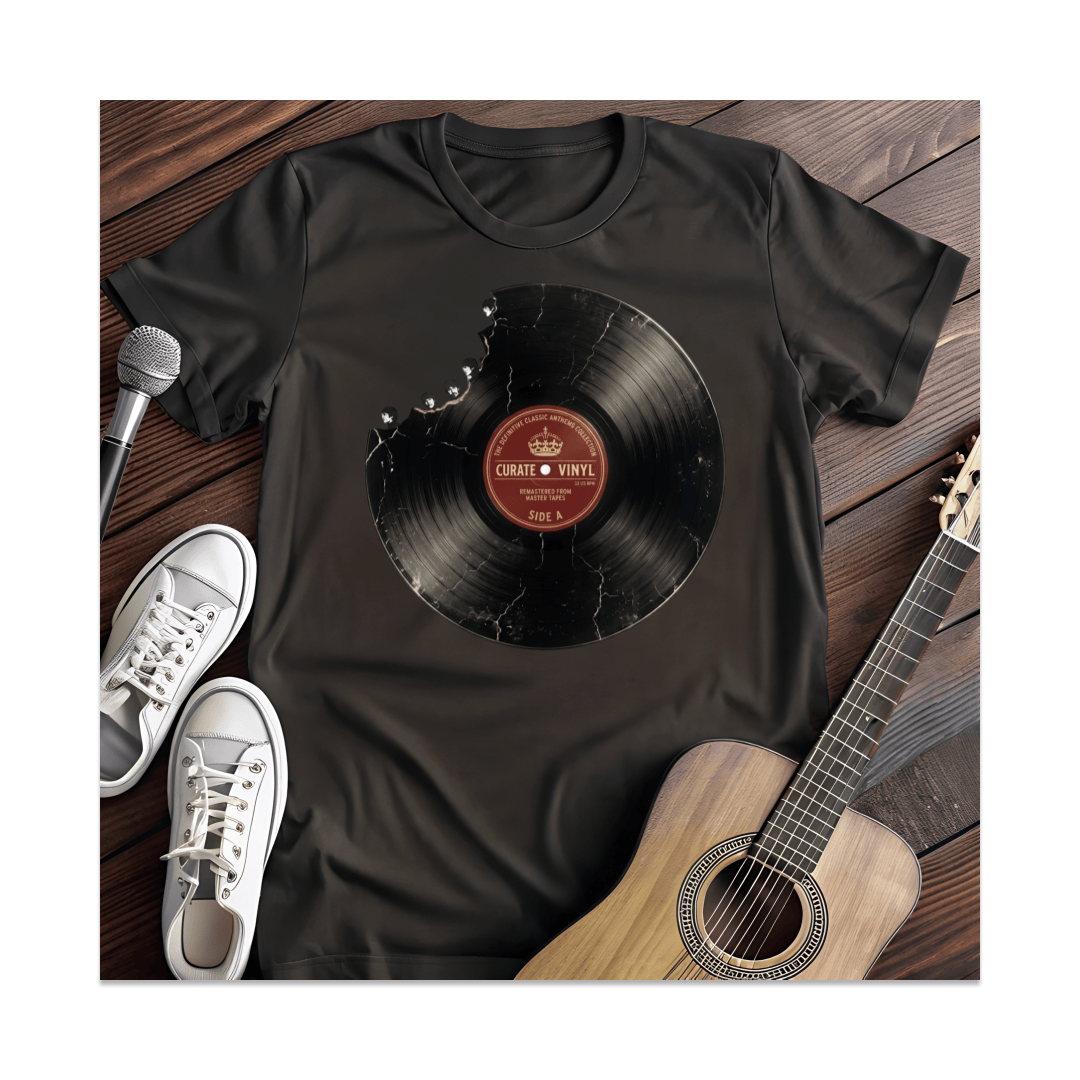 Printify T-Shirt Black / S Curate Vinyl T-Shirt