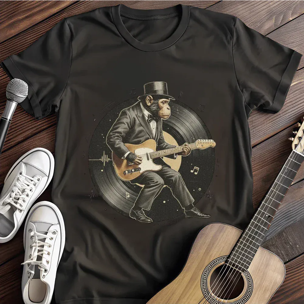 Printify T-Shirt Black / S Dance Monkey Dance T Shirt