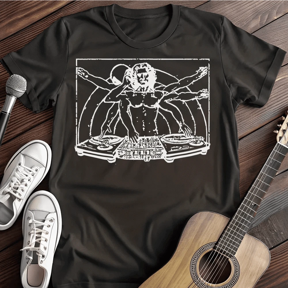 Printify T-Shirt Black / S Davinci Dj T Shirt 2