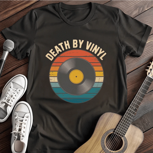 Printify T-Shirt Black / S Death By Vinyl T Shirt