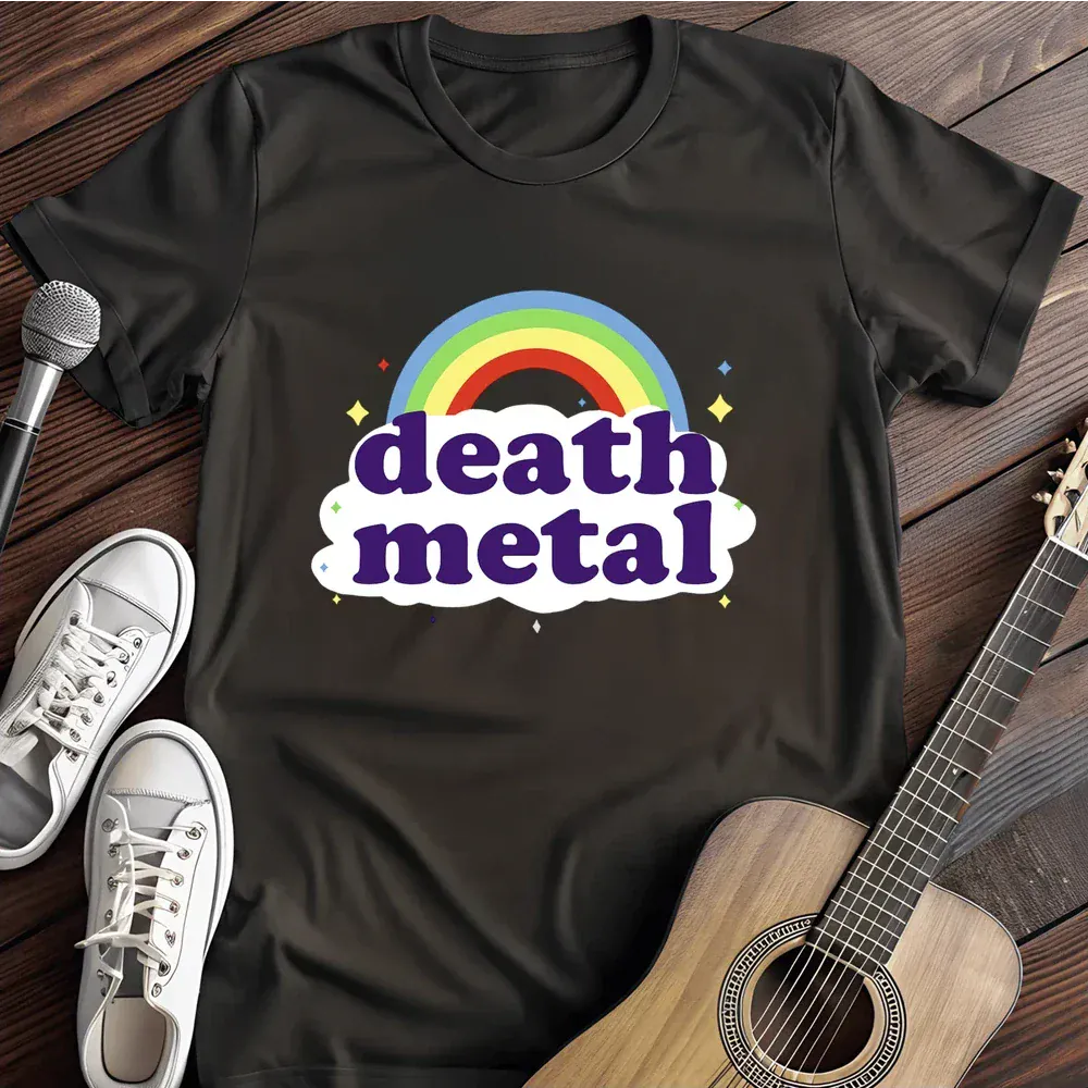 Printify T-Shirt Black / S Death Metal T Shirt